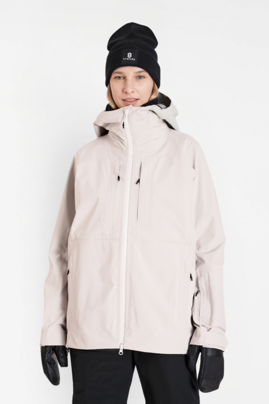 Gentian 3L Shell Jacket - Chalk Beige - Women's