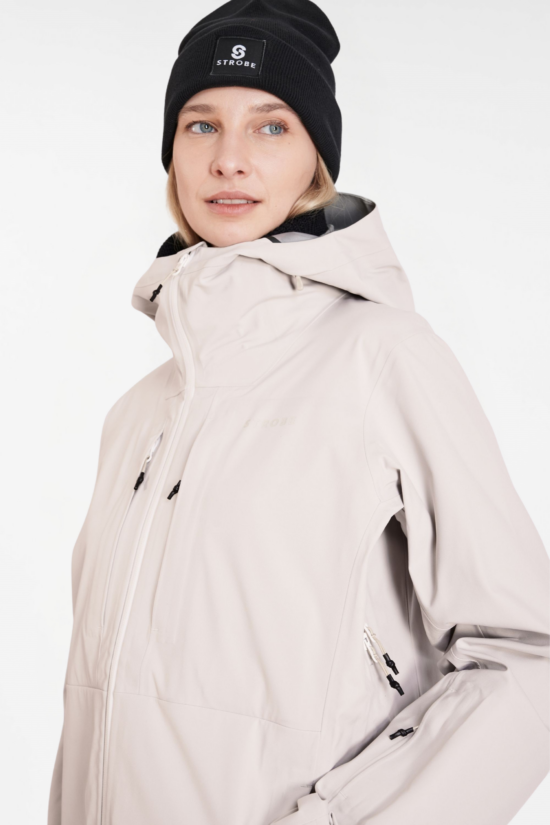 Gentian 3L Shell Jacket - Chalk Beige - Women's