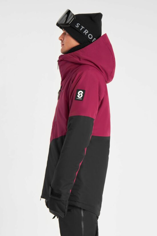 Lynx Ski Jacket Burgundy - Men's