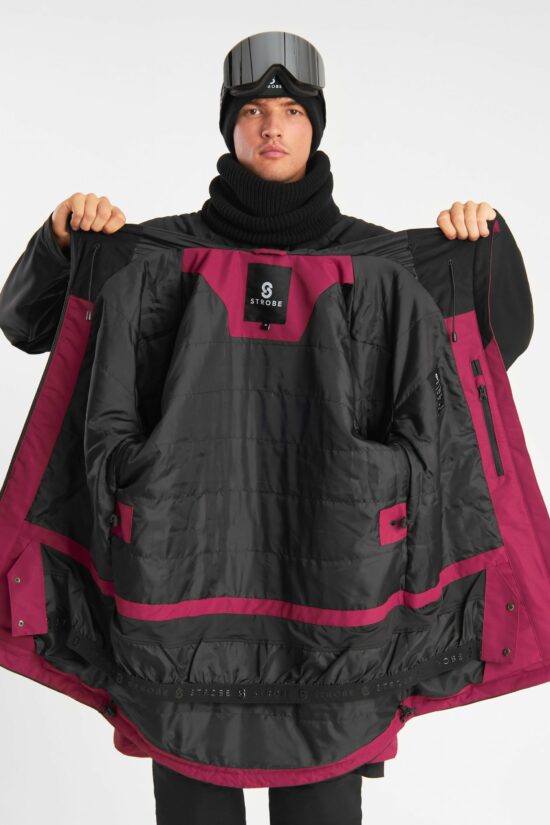 Lynx Ski Jacket Burgundy - Men's