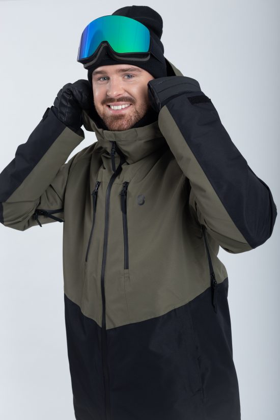 Lynx Ski Jacket Olive Green - Men's