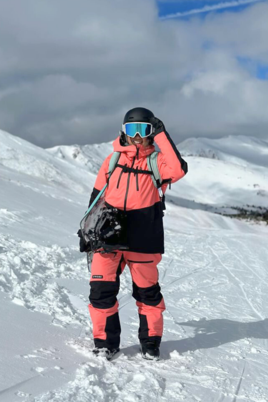 Lynx Ski Pants Coral - Women's