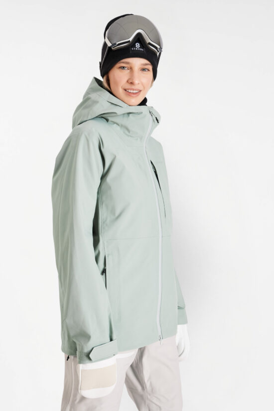 Gentian 3L Shelljacke - Sage Green - Damen