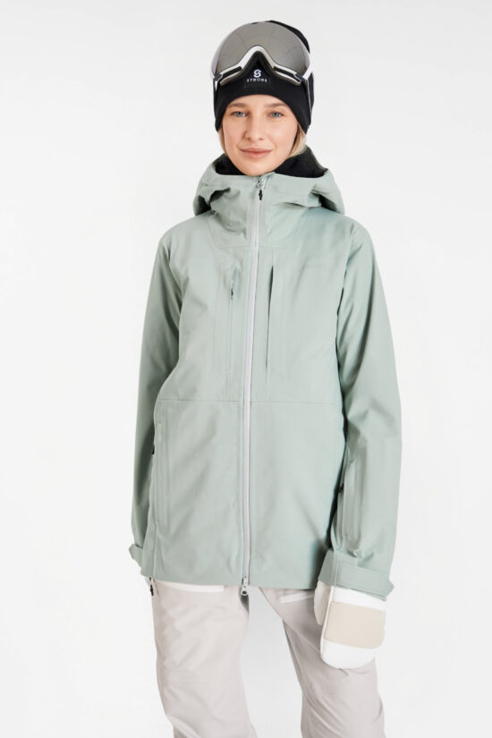 Gentian 3L Shelljacke - Sage Green - Damen