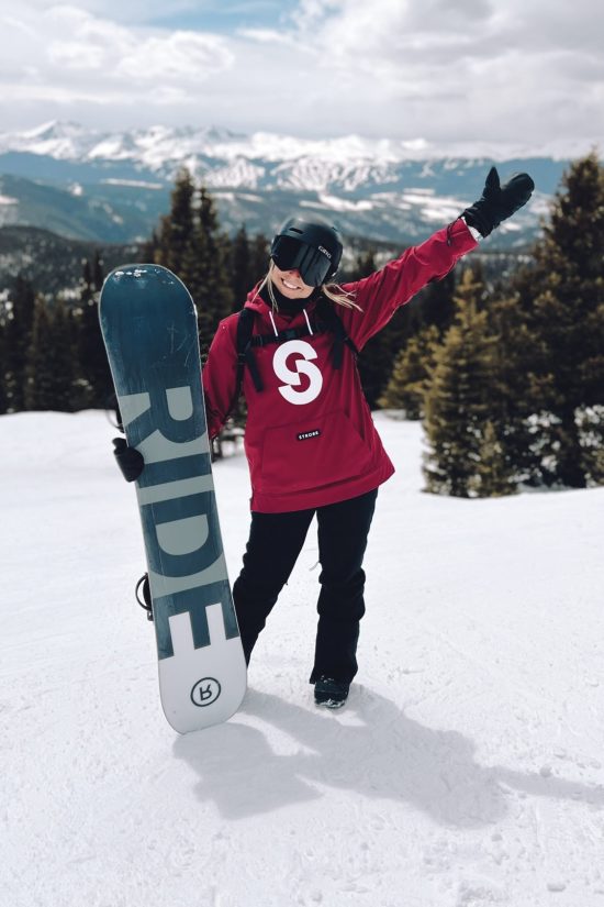 Epic Shred Hoodie Burgundy - Women's