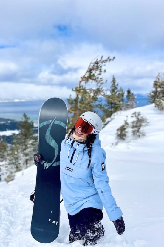 Luna Snowboardjacke Serenity Blue - Damen