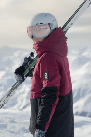 Lynx Skijacke Burgundy - Damen