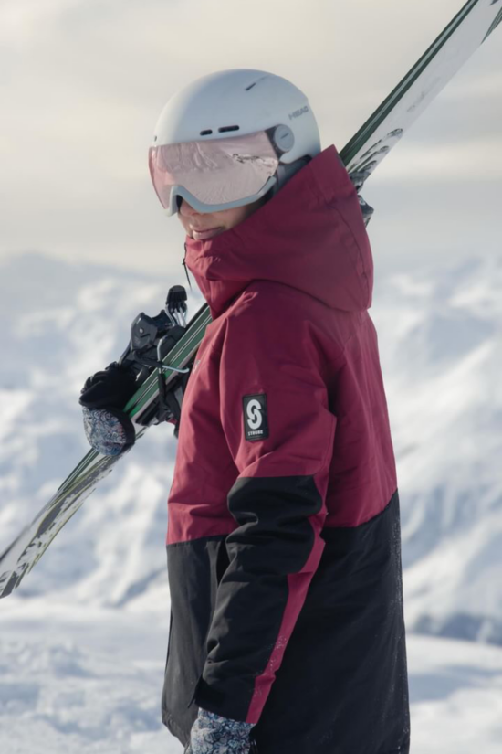 Lynx Ski Jas Burgundy - Dames
