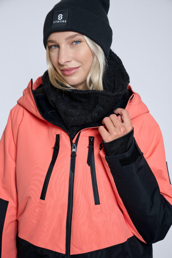 Lynx Ski Jacket Coral - Women's