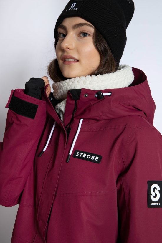 Renewed - Aura Ski Jacket Burgundy - Medium - Women's