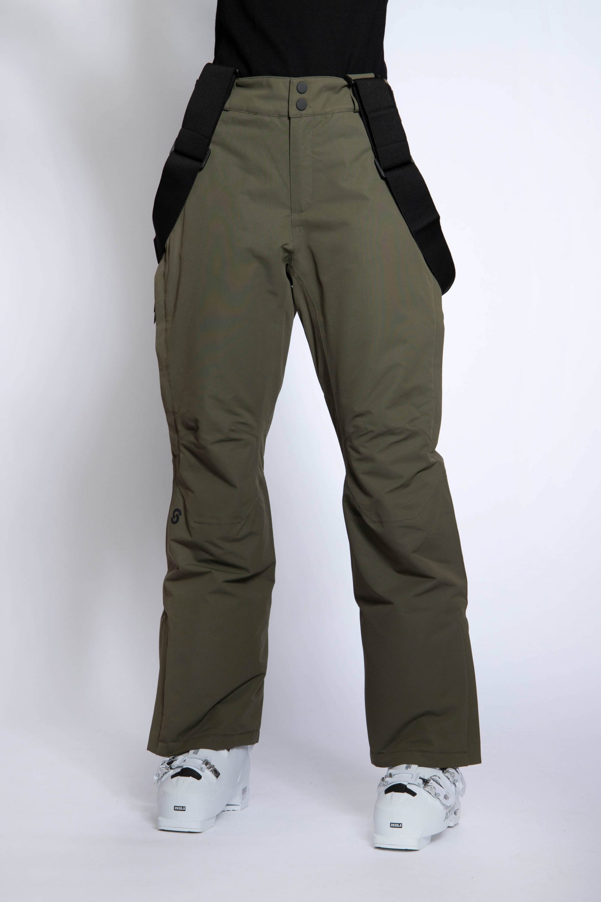 Women's Size Medium Snow Sport Waterproof Pants - All in Motion Olive Green