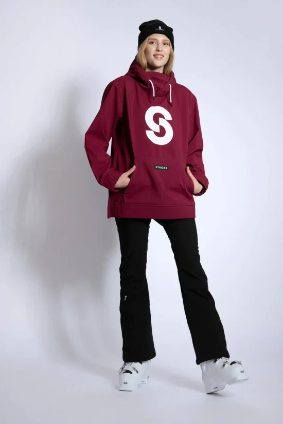 Epic Shred Hoodie Burgundy - Women's