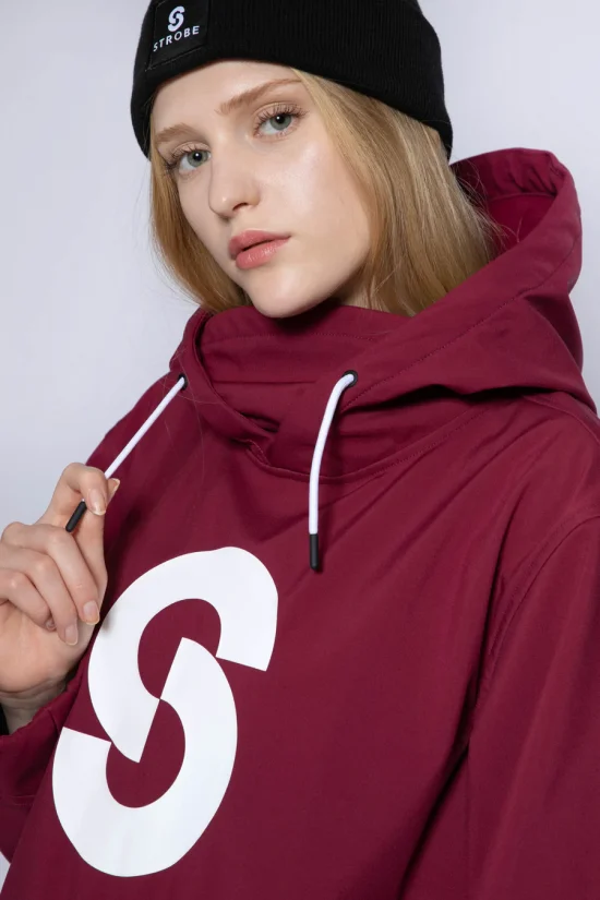 Epic Shred Hoodie Burgundy - Women's