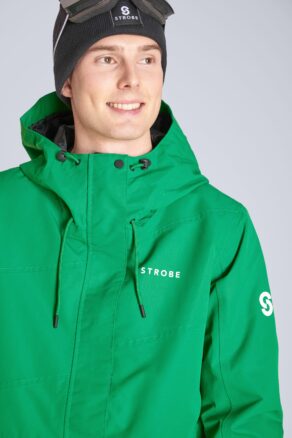 kelly green ski jacket