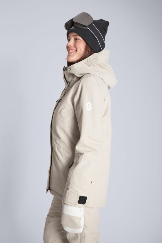 Renewed - Aura Ski Jacket Lt Beige - Medium - Women's