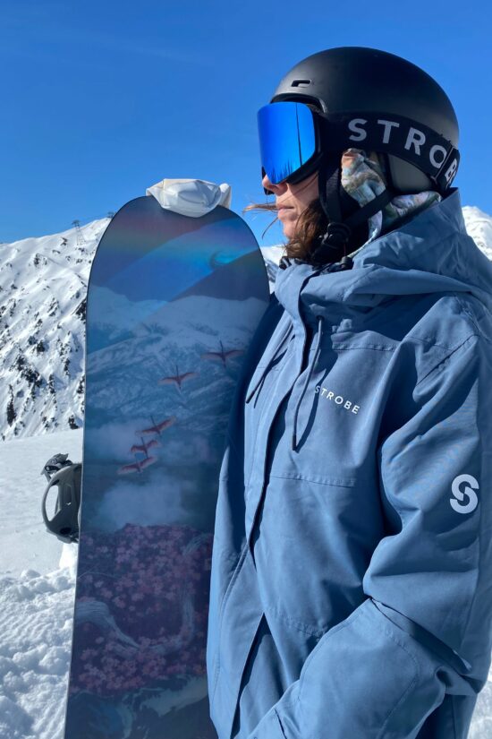 Aura Ski Jas Slate Blue - Dames