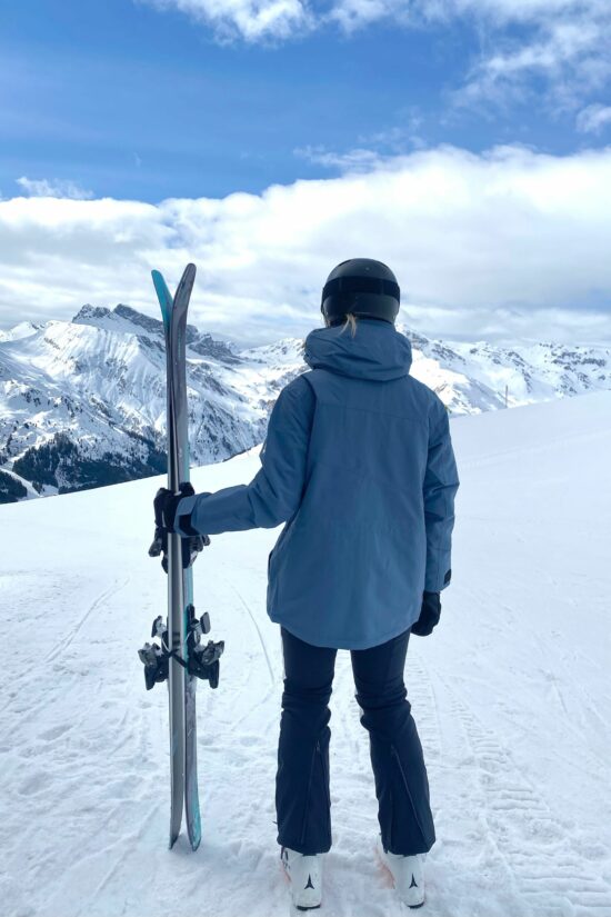 Aura Ski Jas Slate Blue - Dames