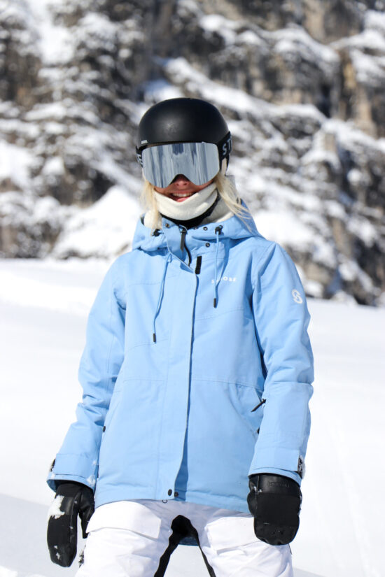 Renewed - Aura Ski Jacket Serenity Blue - Small - Women's
