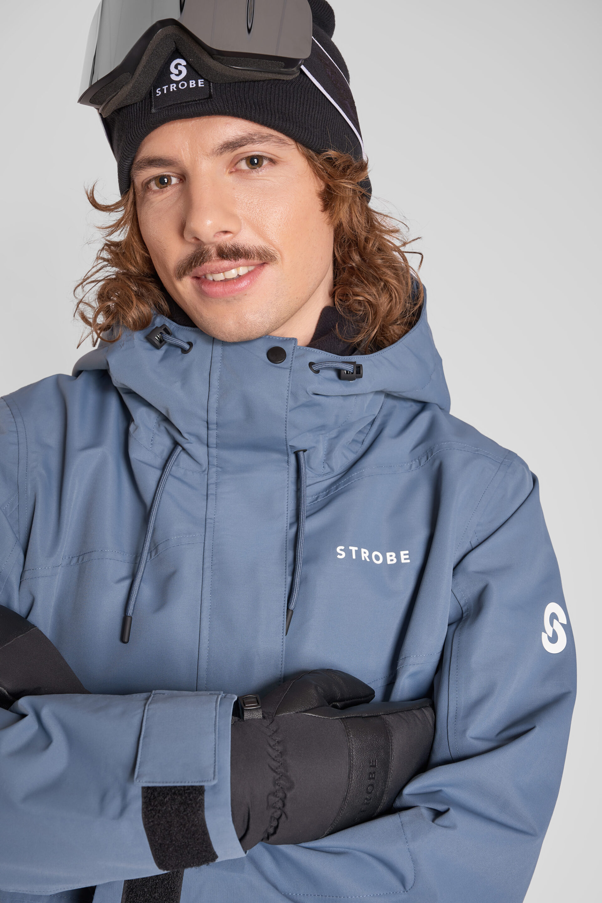 Aura Ski Jacket Slate Blue - Men's - Strobe