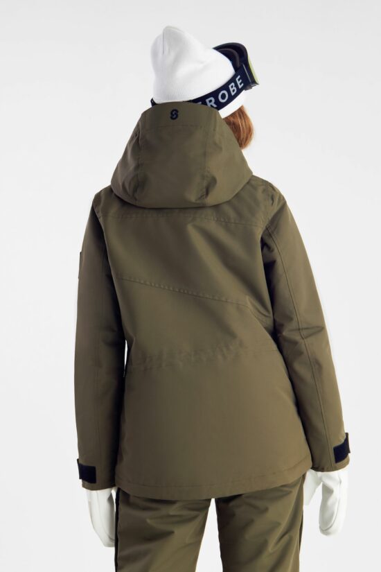 Aura Ski Jacket Olive Green Women s Strobe