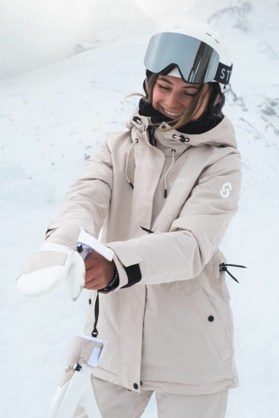 Womens tan snowboard jacket sale