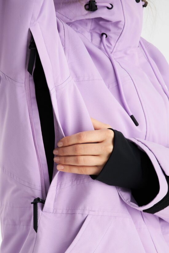 Aura Ski Jacket Pale Violet - Women's