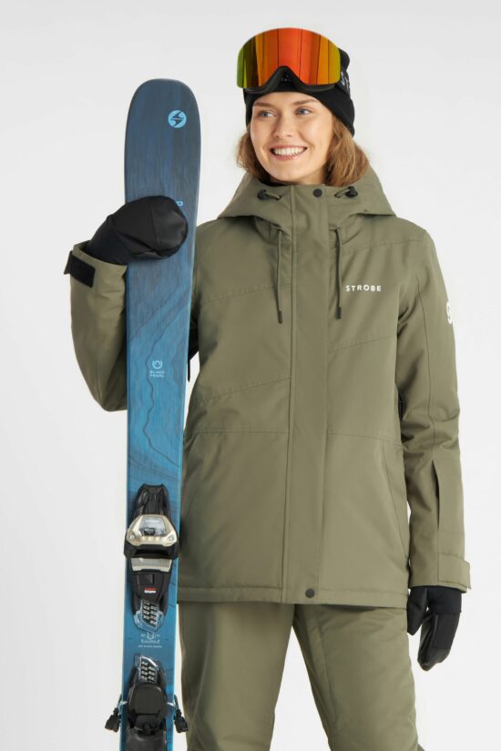 Veste de ski Aura Smoke Green - Femmes