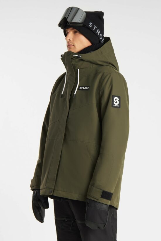 Aura Ski Jacket Olive Green - Men's