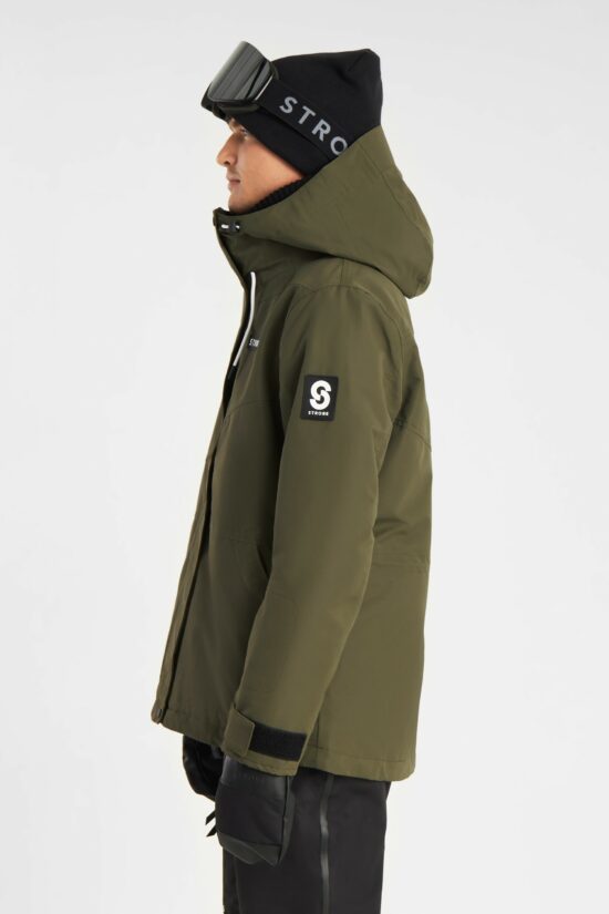 Aura Ski Jacket Olive Green - Men's