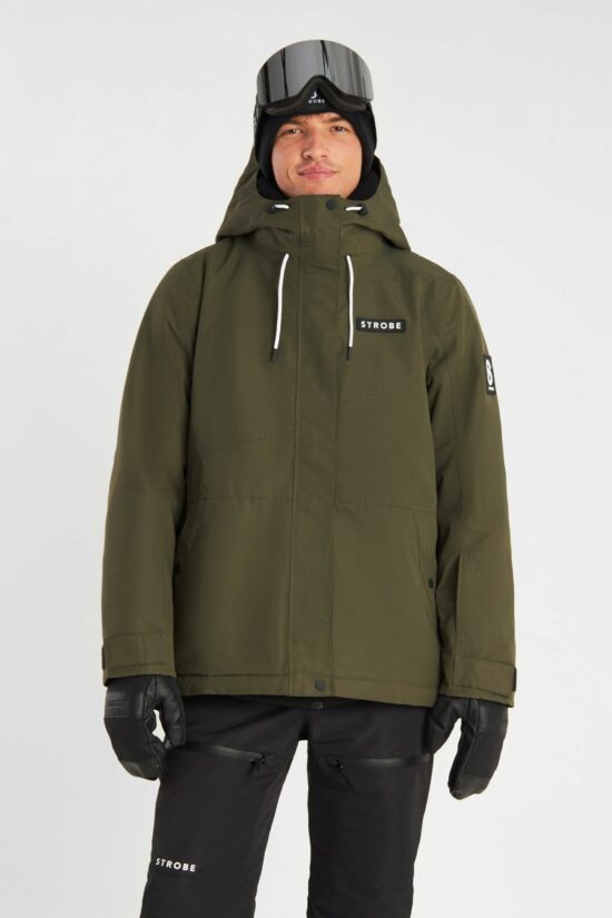 Aura Ski Jacket Olive Green - Men's