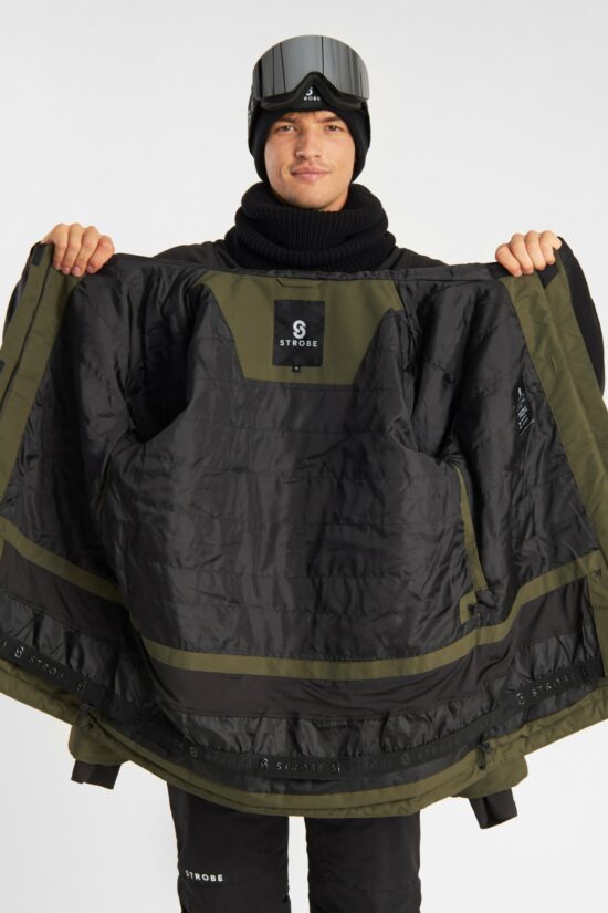 Aura Ski Jacket Olive Green - Men's