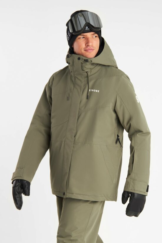 Aura Ski Jacket Smoke Green - Men's