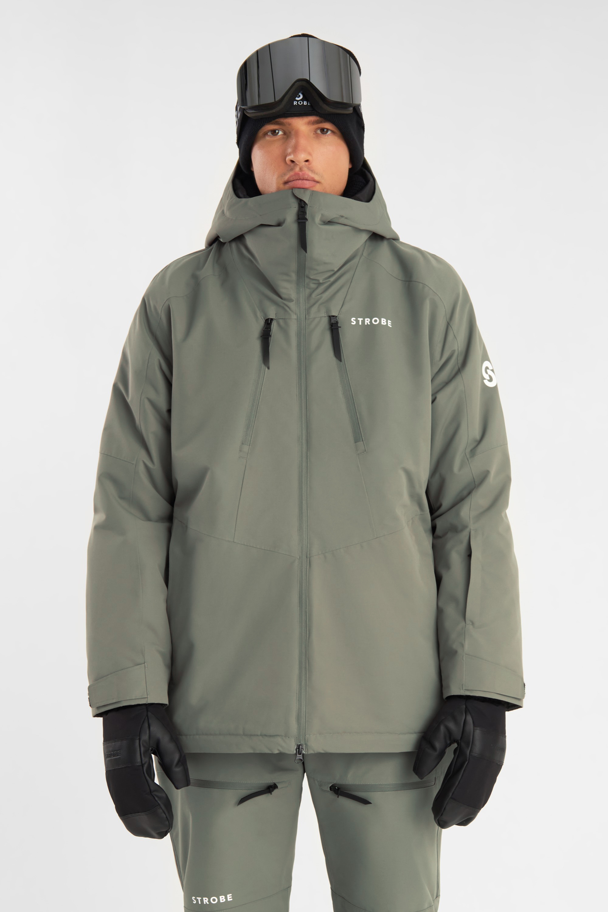 Lynx Ski Jacket Smoke Green - Men's